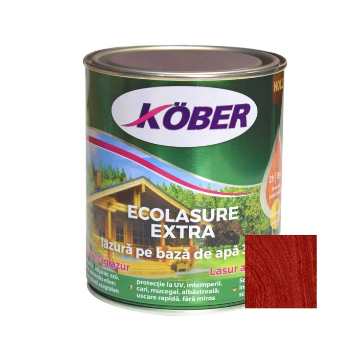Lacuri si vopsele - Lac pentru lemn ecolasure extra,mahon 0.75L IG8277-C0.75L