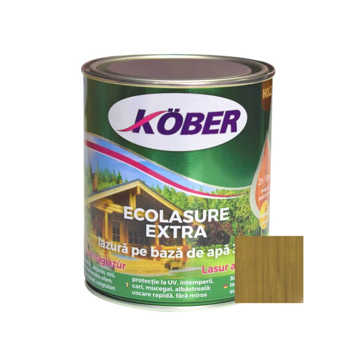 Lacuri si vopsele - Lac pentru lemn ecolasure extra,nuc 0.75L IG8298-C0.75L
