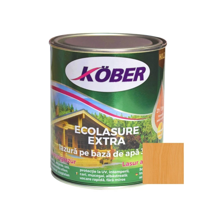 Lacuri si vopsele - Lac pentru lemn ecolasure extra,teak 0.75L IG8282-C0.75L