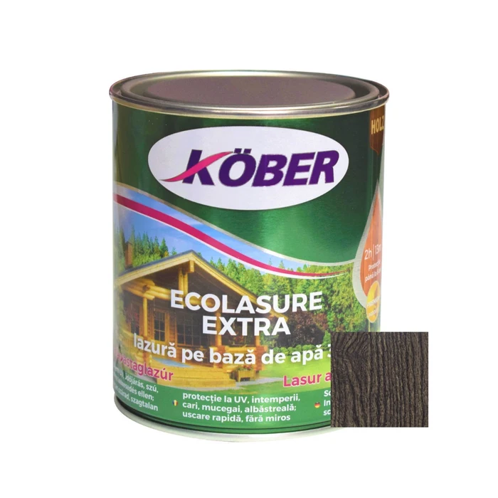 Lacuri si vopsele - Lac pentru lemn ecolasure extra,wenge 0.75L IG8298-C0.75L