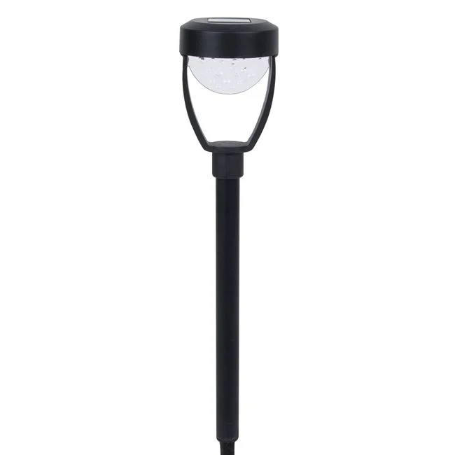 Casa si Gradina - Lampa Solara Neagra Semiluna 38cm