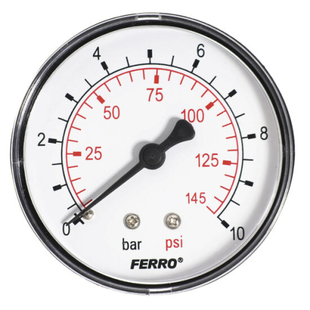Filtre si Supape - Manometru axial FERRO M6310A 1/4''