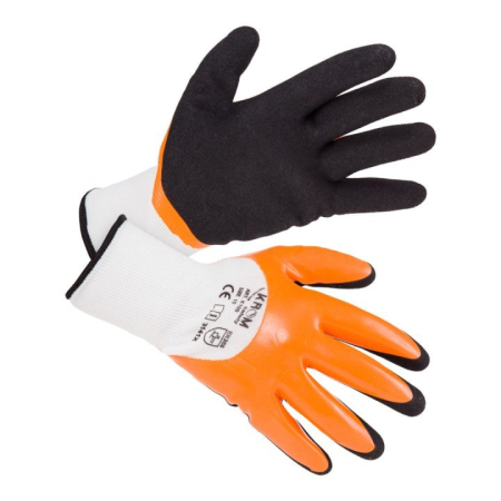 Scule si Unelte - Manusi de protectie din cauciucate LATEX DUBLU MARIMEA 9 K107