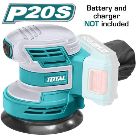 Scule Electrice - Masina De Slefuit Rotativa 125Mm, 20V, 10000Rpm, Total