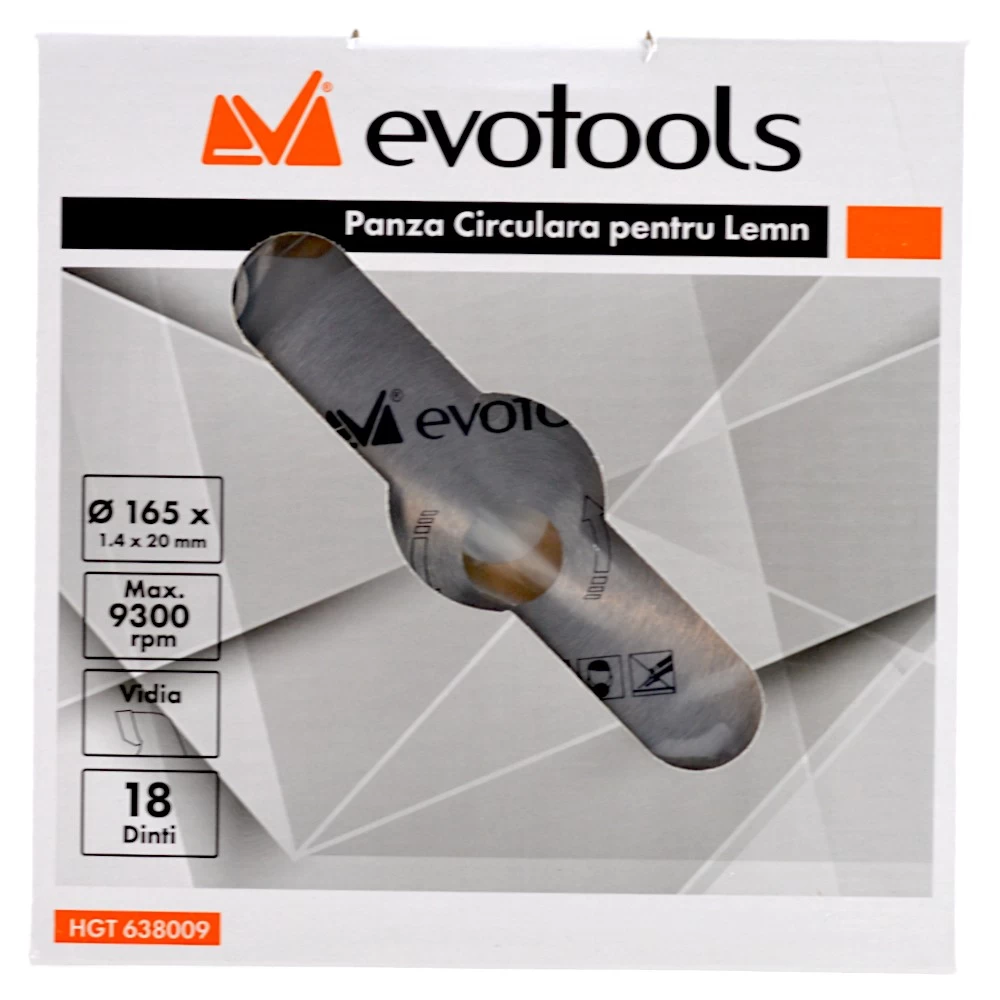 Panza Circulara Vidia Lemn Diamentru 165mm [1]