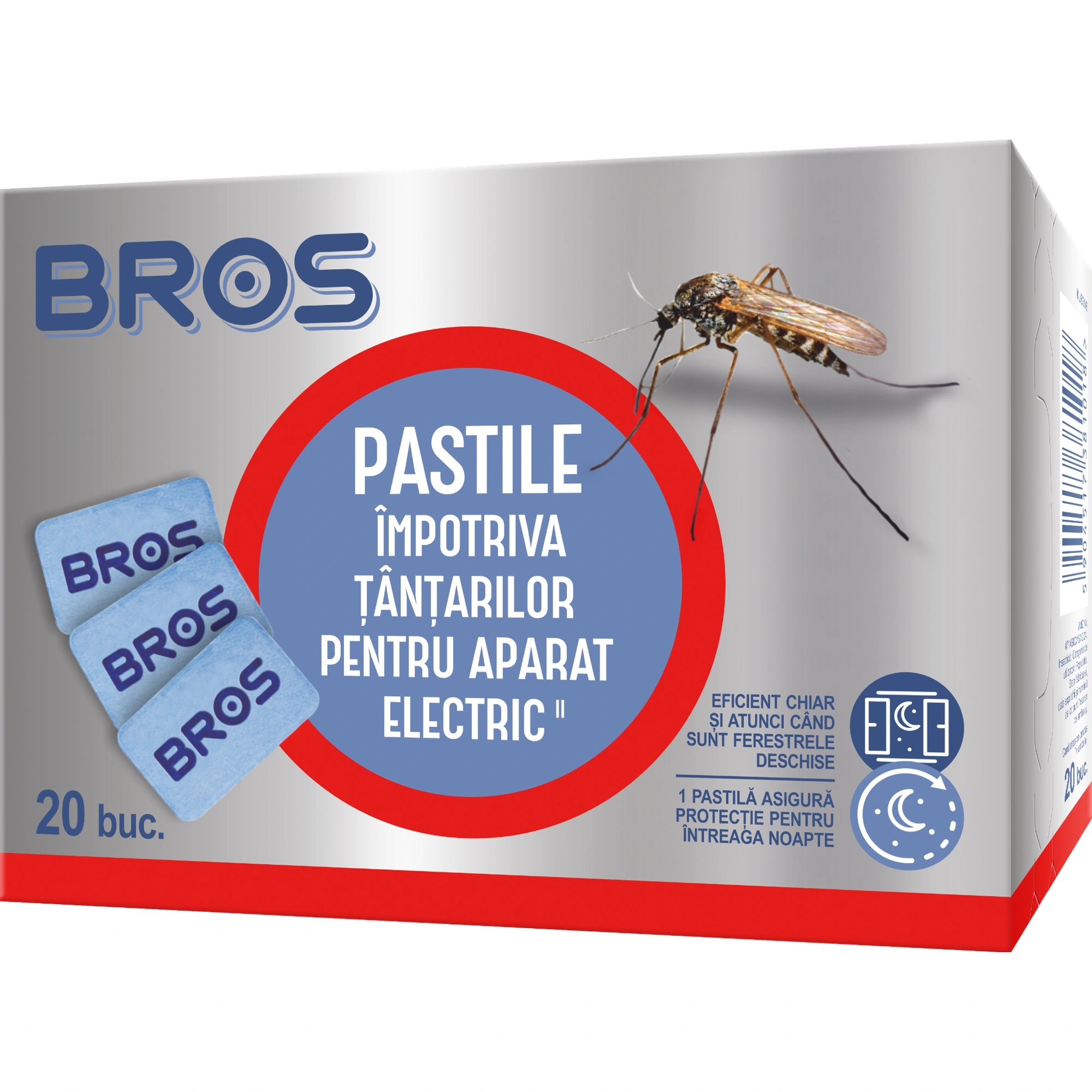 Casa si Gradina - Pastile împotriva țânțarilor pentru aparat electric, 20 buc.
