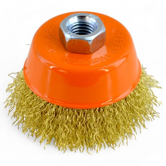 Scule si Unelte - Perie cupa, sarma, 75 mm, pentru polizor unghiular  M14