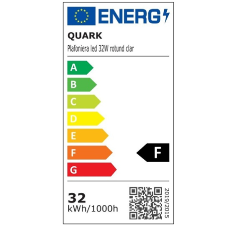 PLAFONIERA LED ROTUNDA CLAR 32W 6500K [1]