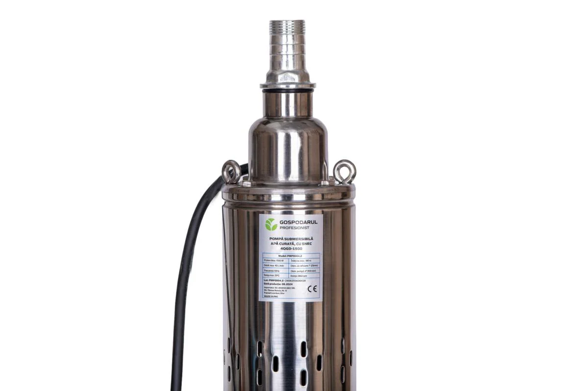 Pompa submersibila Gospodarul Profesionist 1500W, 2400 l/h, cablu 10 m, profesional [3]