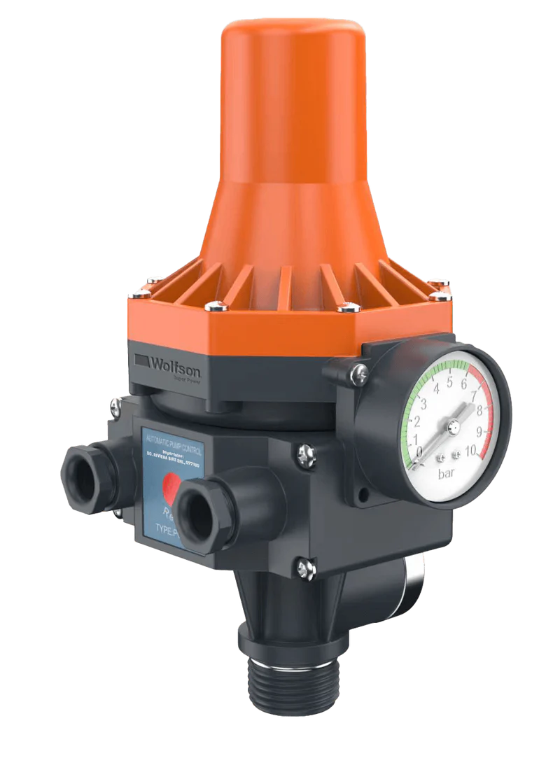 Accesorii Scule Electrice - Presostat electronic Wolfson PC-12A (ADJ), 1100W, 10 bar, 1"