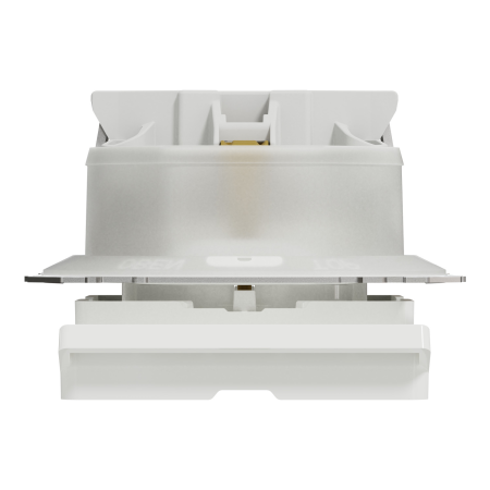 Priza simpla 2P+E cu obturatoare si capac, IP44, alb SDD211023 Sedna Design [4]