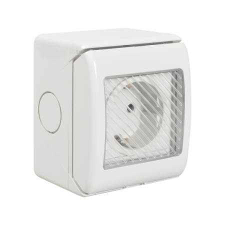 Prize si Intrerupatoare - PRIZA SIMPLA TOTAL GREEN EXTERIOR IP55