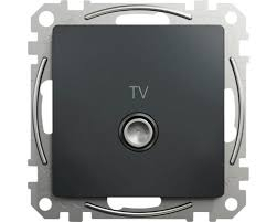 Electrice - Priza TV finala 4dB, antracit Sedna Design