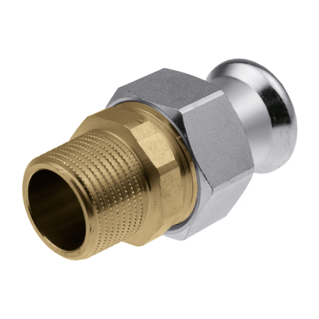 Tevi si Fitinguri Otel Carbon - Racord olandez presare otel carbon Kan-therm 28 x 1" filet exterior