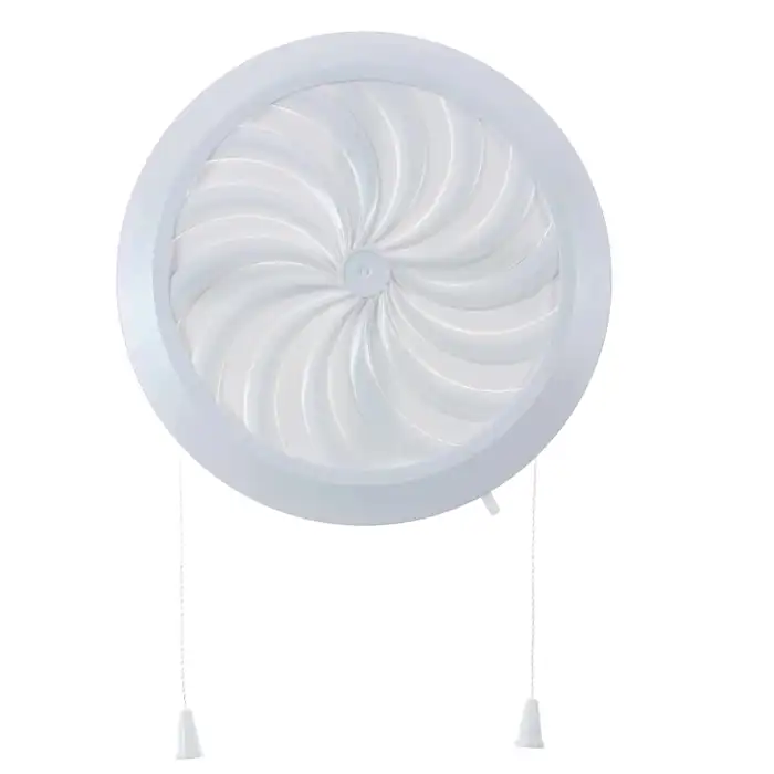 Accesorii si Decoratiuni - Rama aerisire, rotunda,reglabila pentru ventilatia incaperilor, alb, D 80 - 150 mm