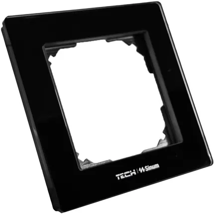 Ramă de sticlă albă sau neagra simplă Tech SINUM FG-01 [1]