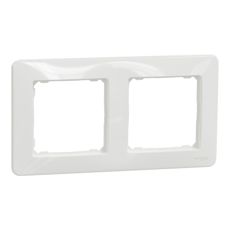 Prize si Intrerupatoare - Rama dubla, alb Sedna Design