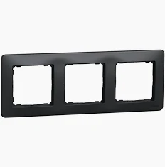 Electrice - Rama tripla, antracit Sedna Design