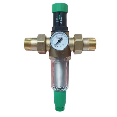 Robineti si Accesorii - Reductor de presiune cu filtru cu purjare Herz 1