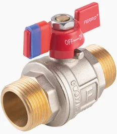 Robineti si Accesorii - Robinet trecere sfera cu fluture PN30, 3/4" FE-FE, F-Power, Ferro KFPN2