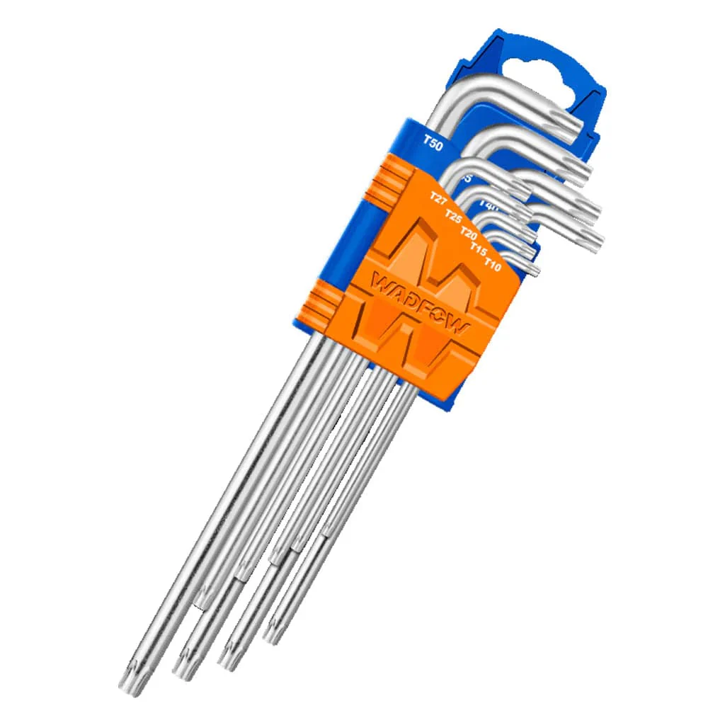 Set 9 chei imbus torx Wadfow, T10-T50, brat extra lung, Cr-V [1]