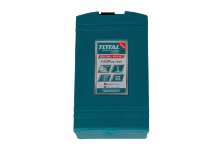 Accesorii Scule Electrice - Set burghie pentru metal Total Industrial - HSS 25 buc