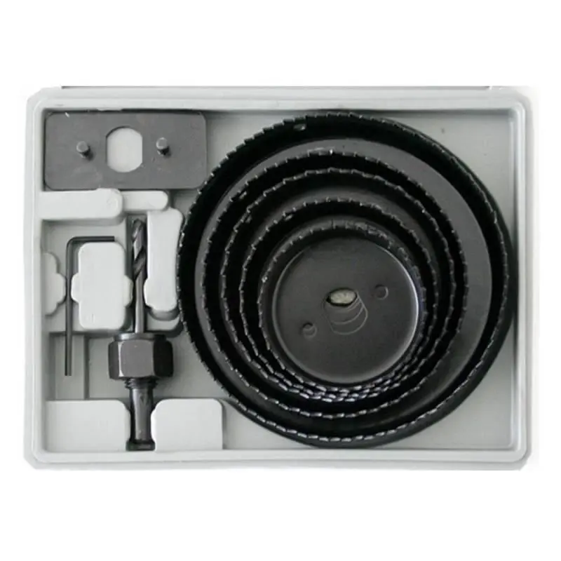 Accesorii Scule Electrice - Set carote, multimaterial, 19-127 mm, 16 bucati
