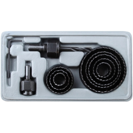 Scule si Unelte - Set carote, multimaterial, 19-64 mm, 11 bucati