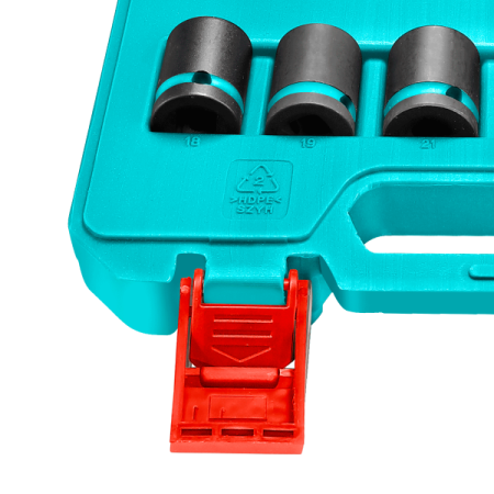 Set tubulare impact TOTAL 1/2", 14 piese, 10–27 mm, Cr-Mo [3]