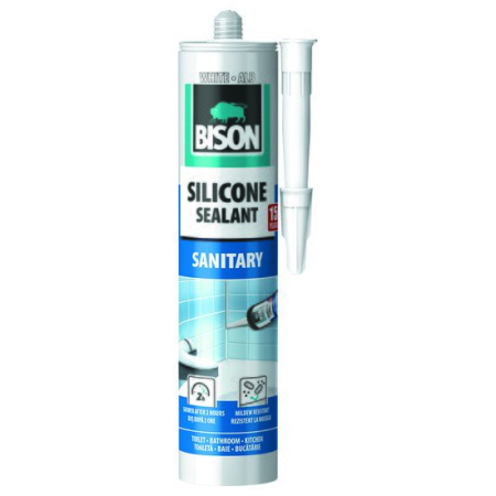 Silicon, Spuma si Accesorii - Silicon Sanitar BISON, 280ml, alb