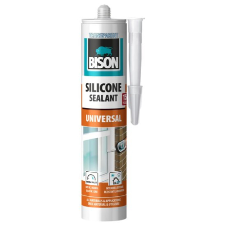 Silicon, Spuma si Accesorii - Silicon Universal BISON, transparent, 280ml