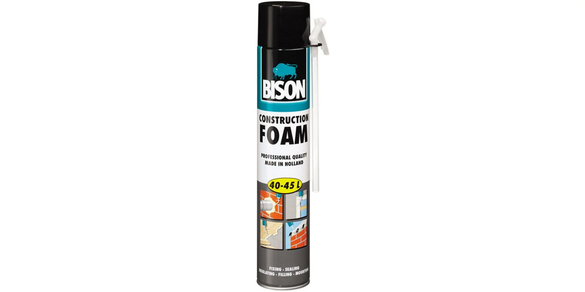 Silicon, Spuma si Accesorii - Spuma poliuretanica, cu aplicare manuala, Bison Foam, 750 ml