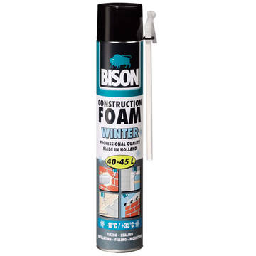 Silicon, Spuma si Accesorii - Spuma poliuretanica, cu aplicare manuala, Bison Foam, 750 ml