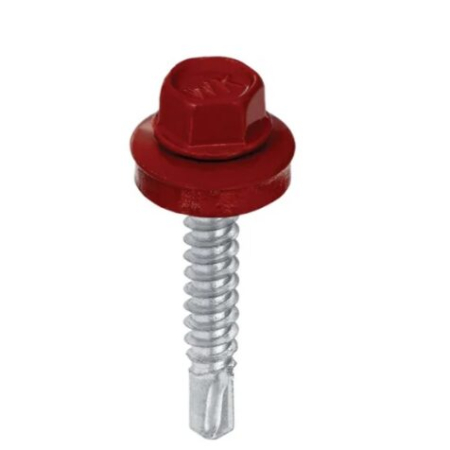 Surub Autoforant Cap Hexagonal 4.8x35mm RAL 3009 ROSU 250buc/cutie [2]
