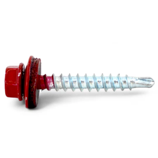 Surub Autoforant Cap Hexagonal 4.8x35mm RAL 3009 ROSU 250buc/cutie [3]