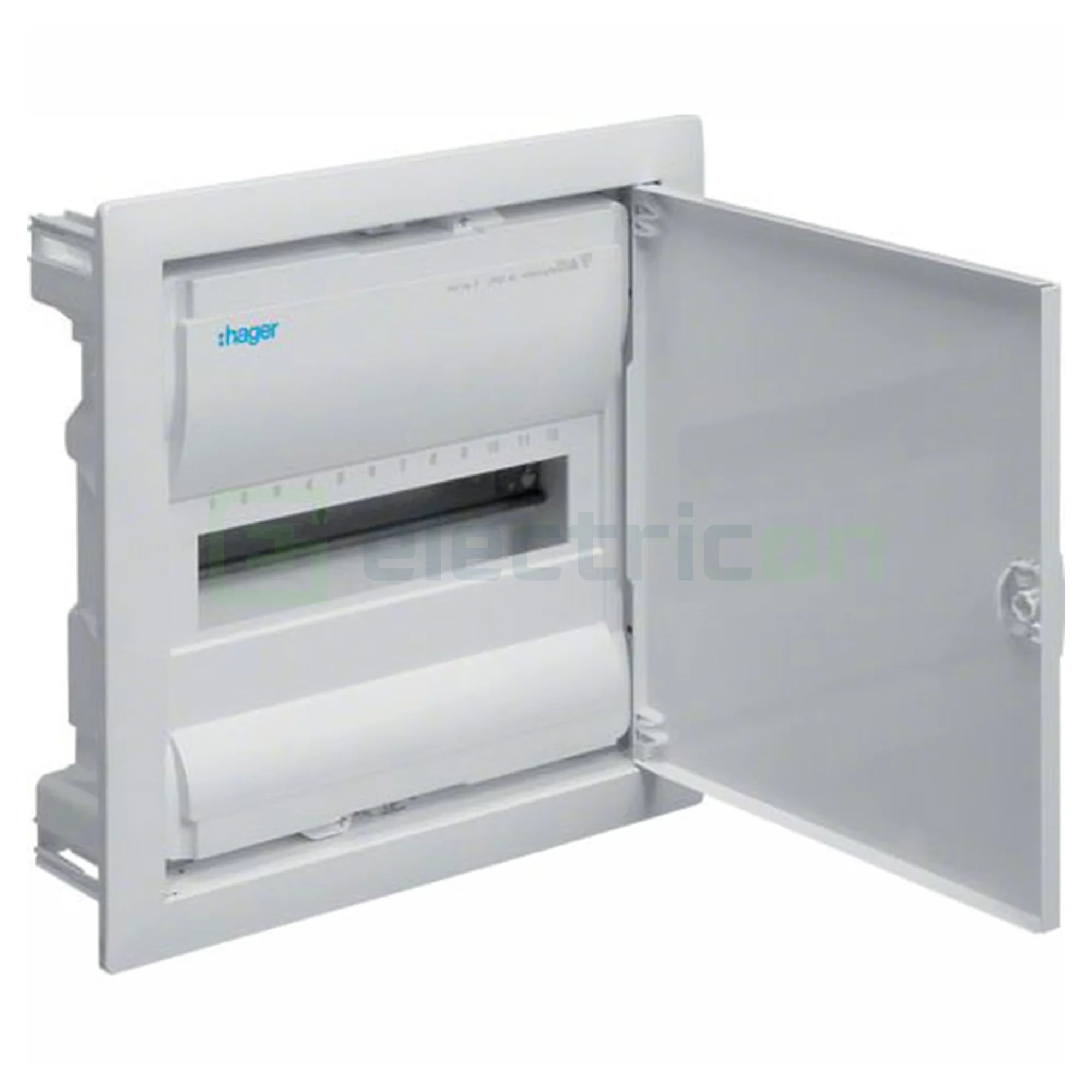 Electrice - Tablou sigurante incastrat, 12 module , 1x12, Hager, Volta, VU12NE