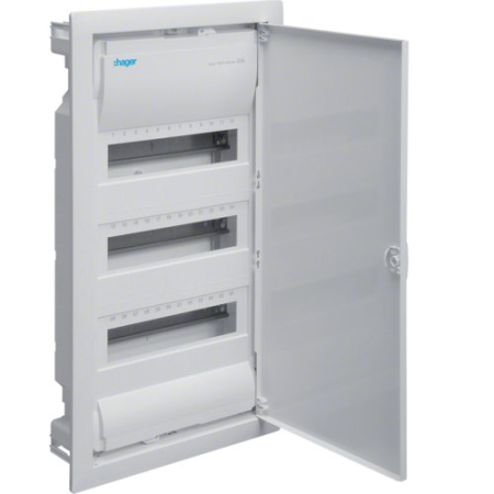 Electrice - Tablou sigurante incastrat, 36module , 3x12, Hager, Volta, VU36NE