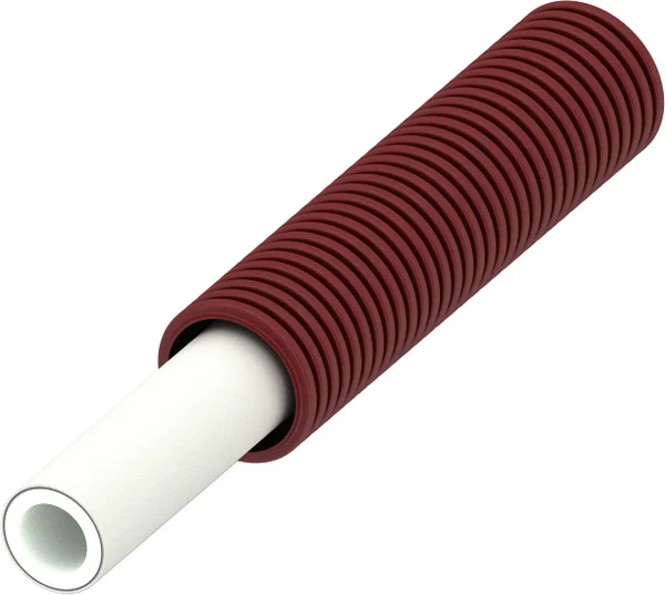 Tevi si Fitinguri TECEflex - Teava izolata PE-XC / Al / PE-RT TeceFLEX 20 x 3.45 mm, rosu, colac 50 m