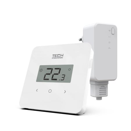 Automatizari Instalatii - Termostat ambianta wireless alb EU-T2.2 TECH