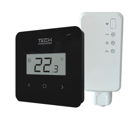 Automatizari Instalatii - Termostat ambianta wireless negru EU-T2.2 TECH