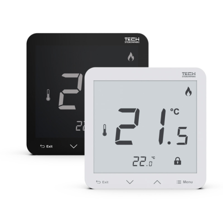 Termostat de camera wireless Tech SINUM EU-R8S alb/negru