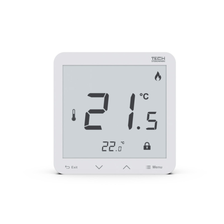 Termostat de camera wireless Tech SINUM EU-R8S alb/negru [1]
