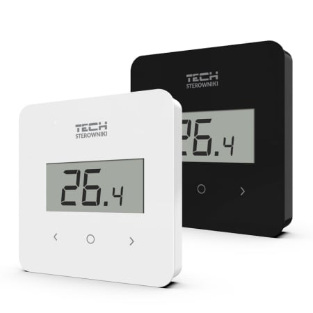 Automatizari Instalatii - Termostat de zona fara fir, Tech EU-R8b Plus, cu senzor de umiditate