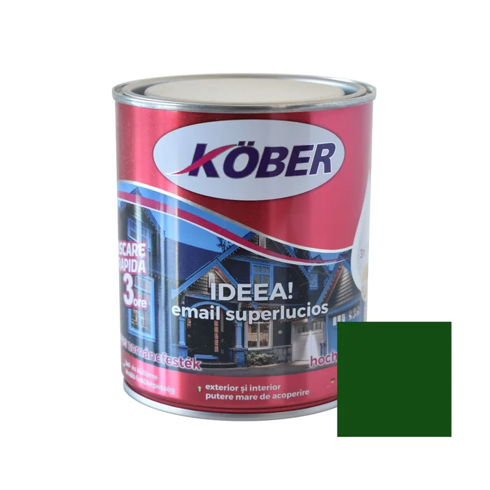 Lacuri si vopsele - Vopsea Email Ideea, verde luminos 0,75L E51533-C0.75L