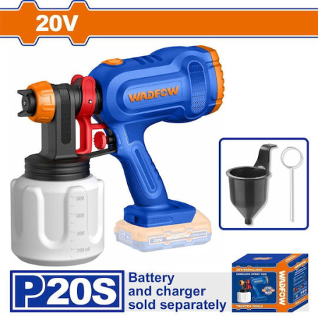 Wadfow Pistol de vopsit electric 20V Solo cu recipient de 0.8lt [1]