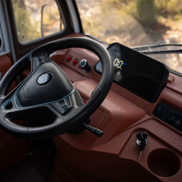 Kuba E-Kamyonet Triciclu Electric Fara Permis [6]