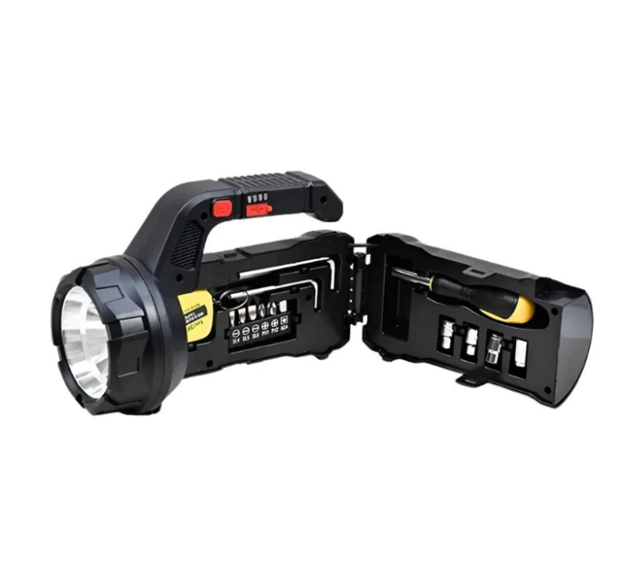 Lanterna LED 18W cu Trusa de Scule Integrata, Reincarcabila USB-C, Putere Mare, Led-uri Laterale [2]