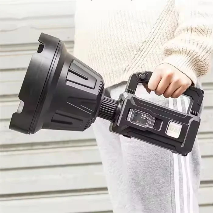 Lanterna LED Profesionala, Incarcare Solara si USB, Functie Power Bank si Trepied Inclus, 3 lentile colorate [4]