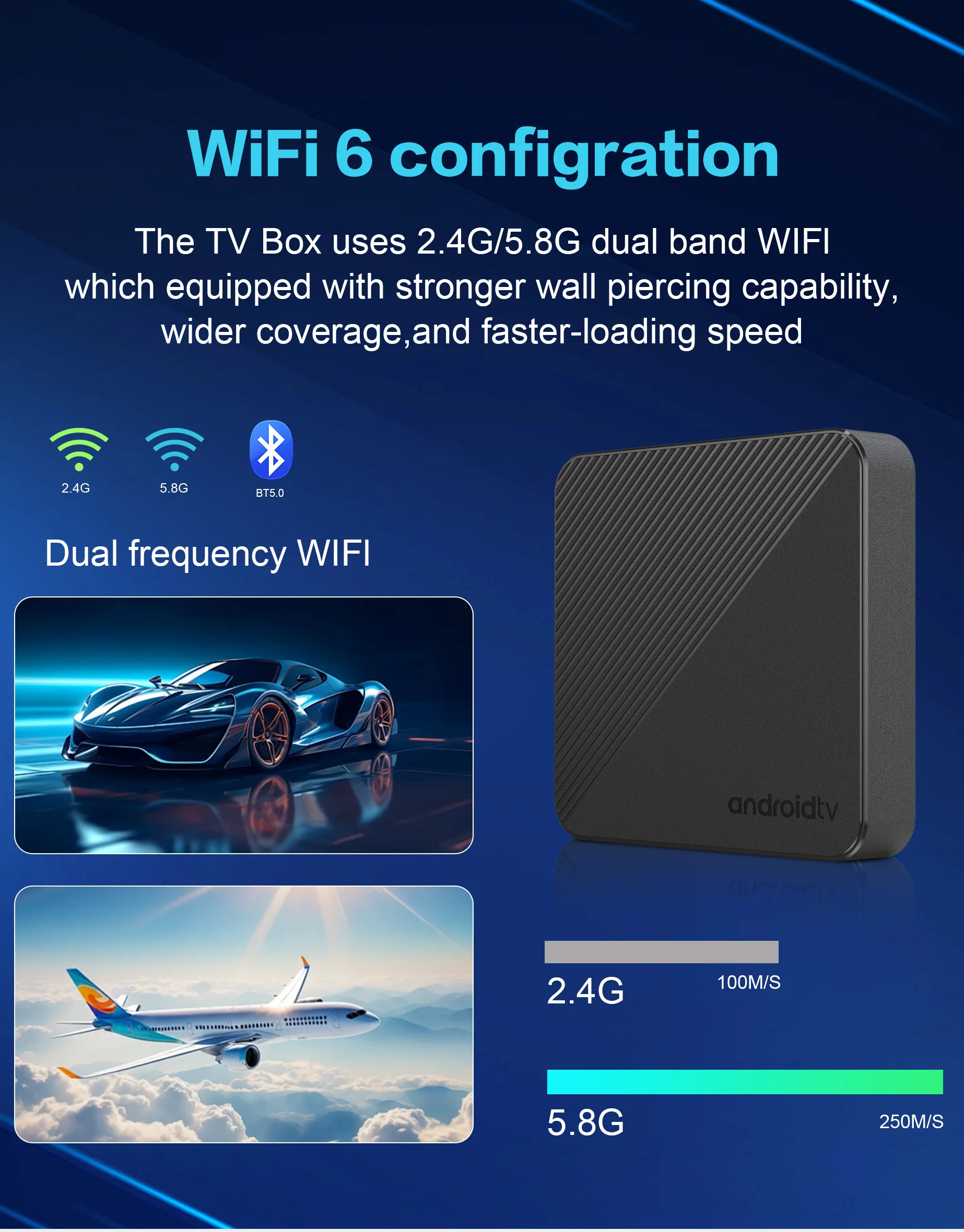 Stick Smart TV 4K cu Telecomanda, Media Streaming Ultra HD, Wi-Fi, Aplicații Preinstalate, Control din Telefon [4]