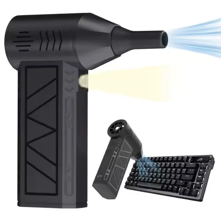 Suflanta de Aer Portabila fara Fir, Multifunctionala, 5 Trepte + Turbo, Acumulator 3000mAh, Incarcare Type-C [4]